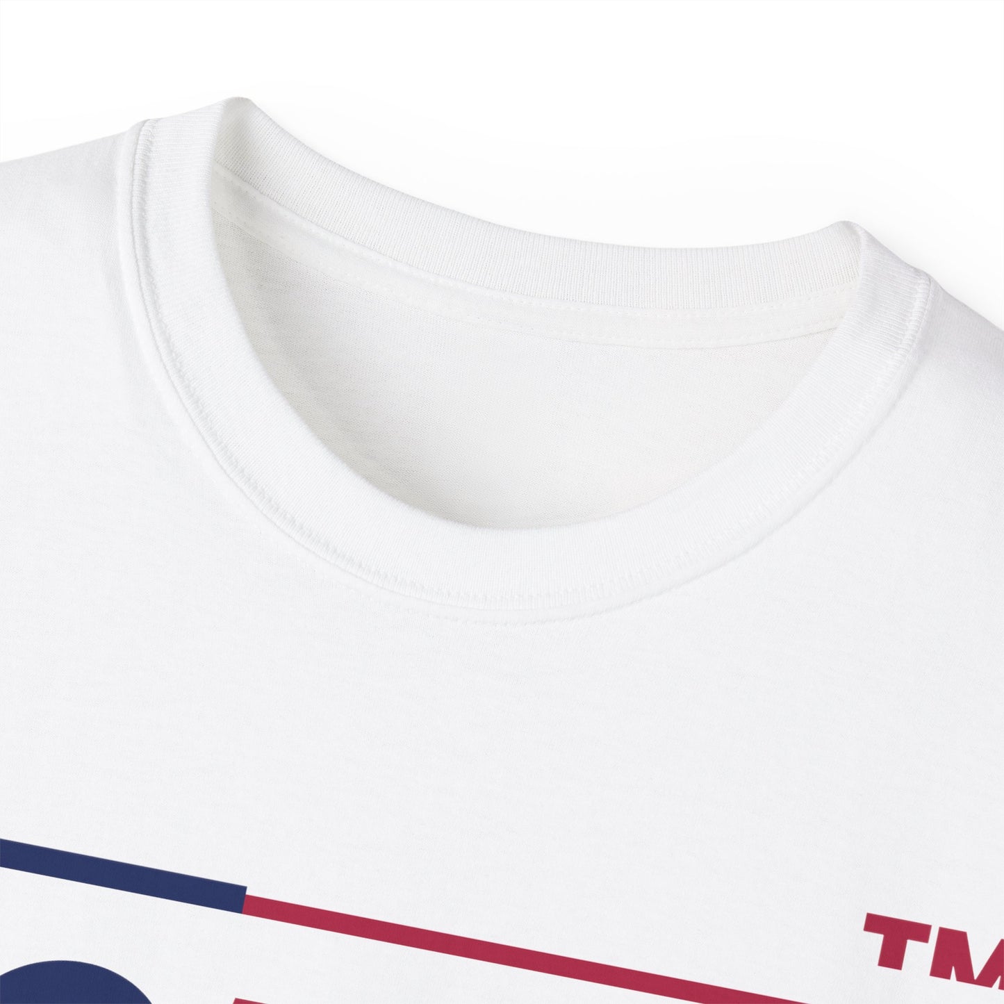 LongD positive flag Chicago logo cotton tee (patriotic colors)