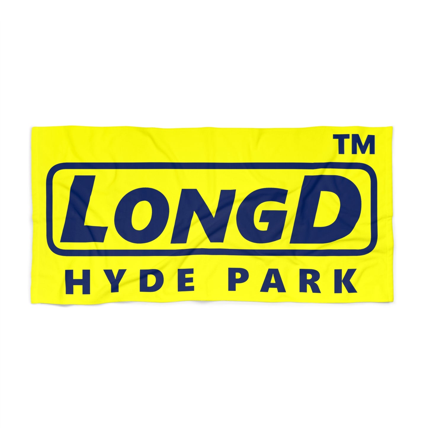 LongD Official Logo Hyde Park Beach Towel