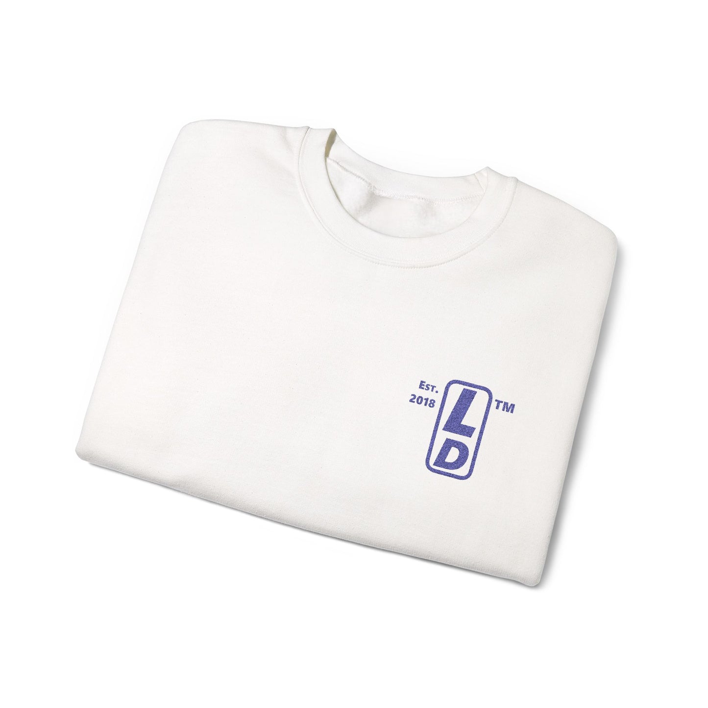 Embroidered Unisex Heavy Blend™ Crewneck Sweatshirt official basic logo upright initials