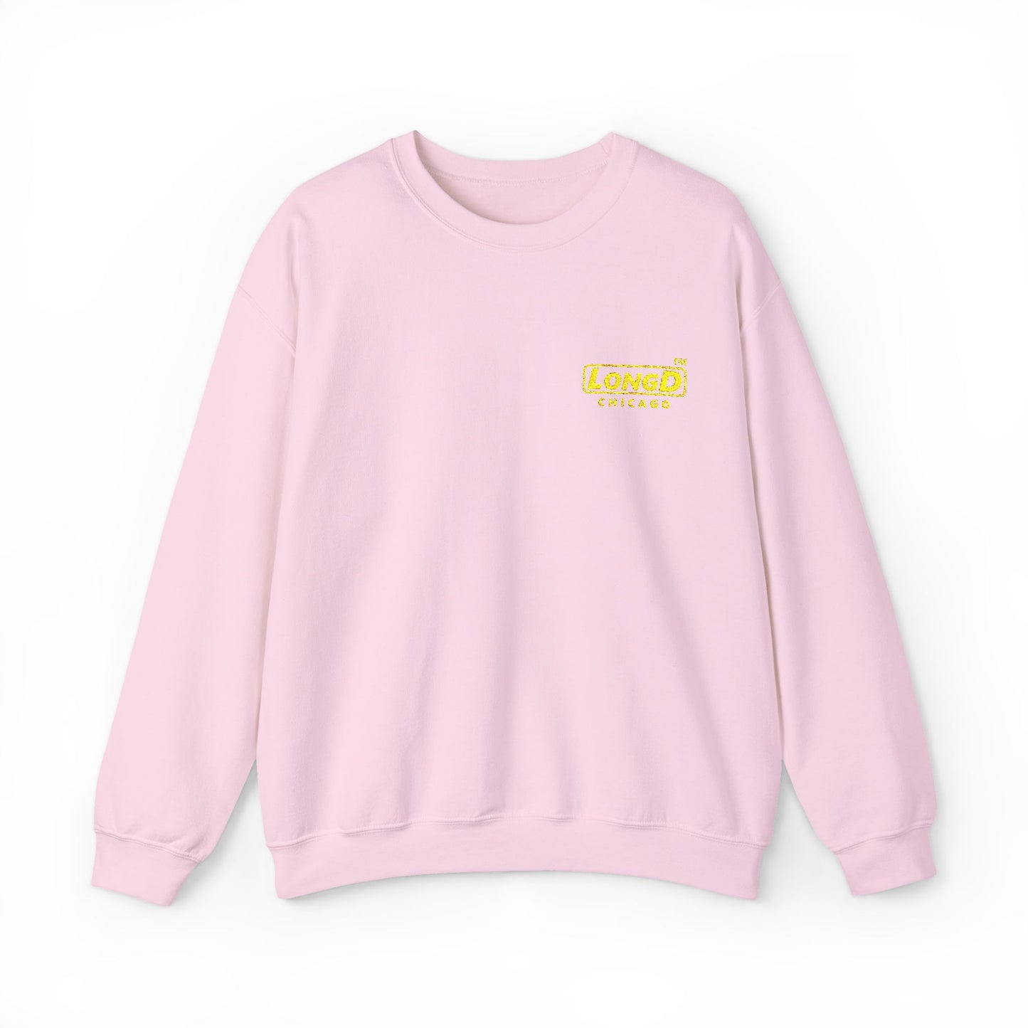 Embroidered Unisex Heavy Blend™ Crewneck Sweatshirt alternate (reverse) basic Chicago logo