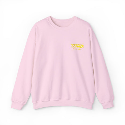 Embroidered Unisex Heavy Blend™ Crewneck Sweatshirt alternate (reverse) basic Chicago logo