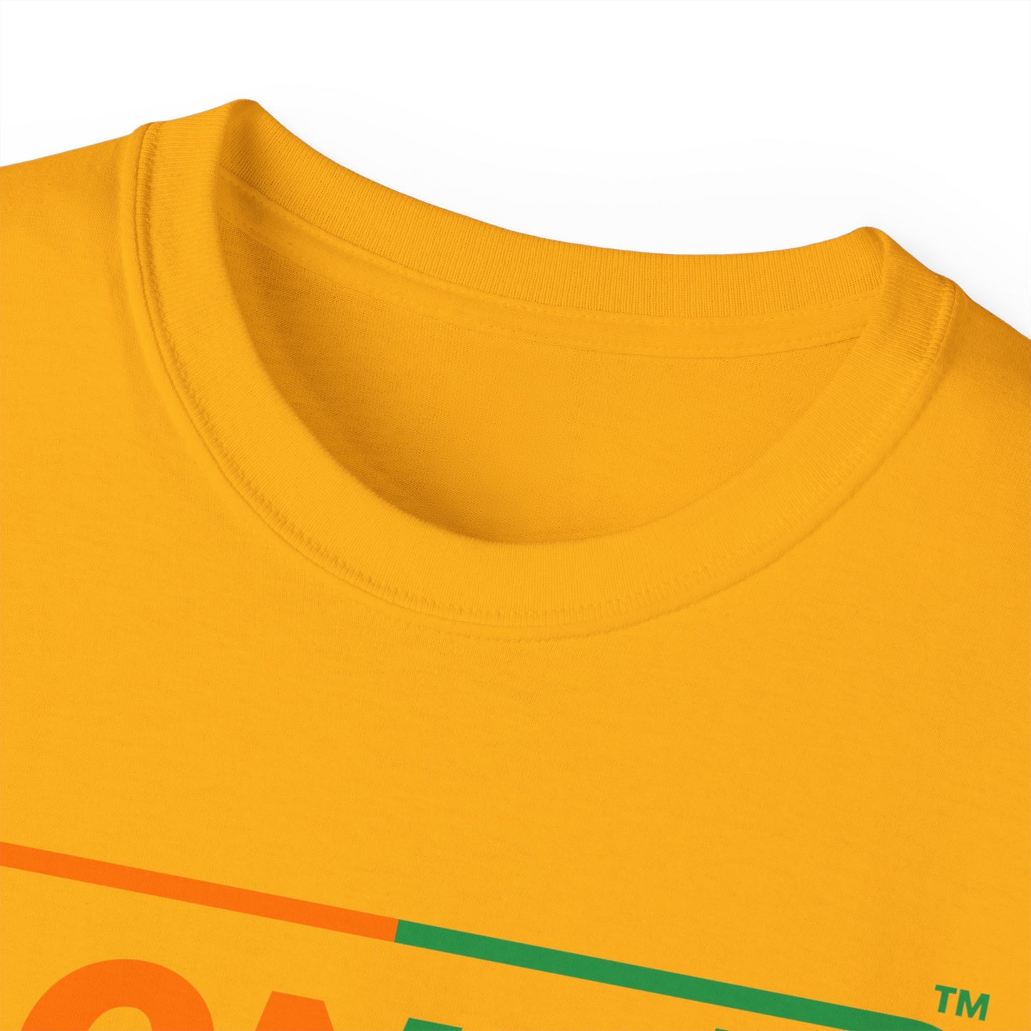 LongD® Logo Cotton Tee (St. Patrick's Day -Irish Green and Irish Orange right-left split0