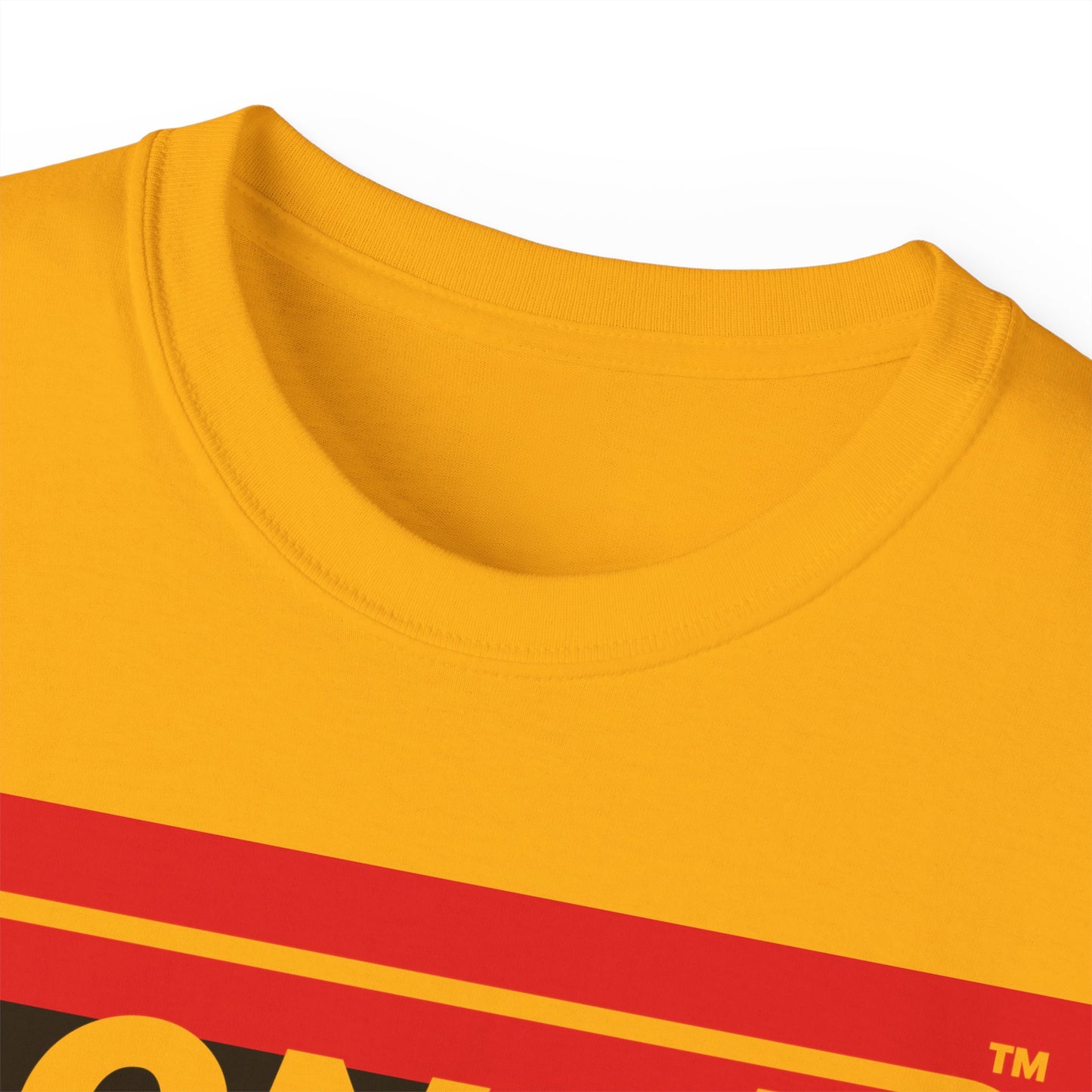 LongD® Logo Cotton Tee Juneteenth negative striped text