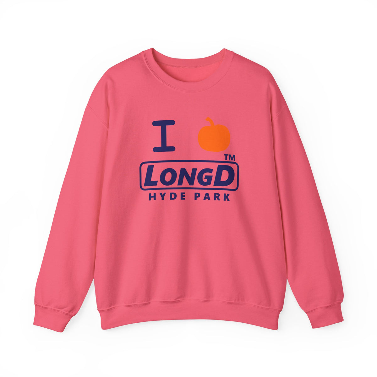 I pumpkin LongD Hyde Park positive basic Navy (002060) logo crewneck sweatshirt