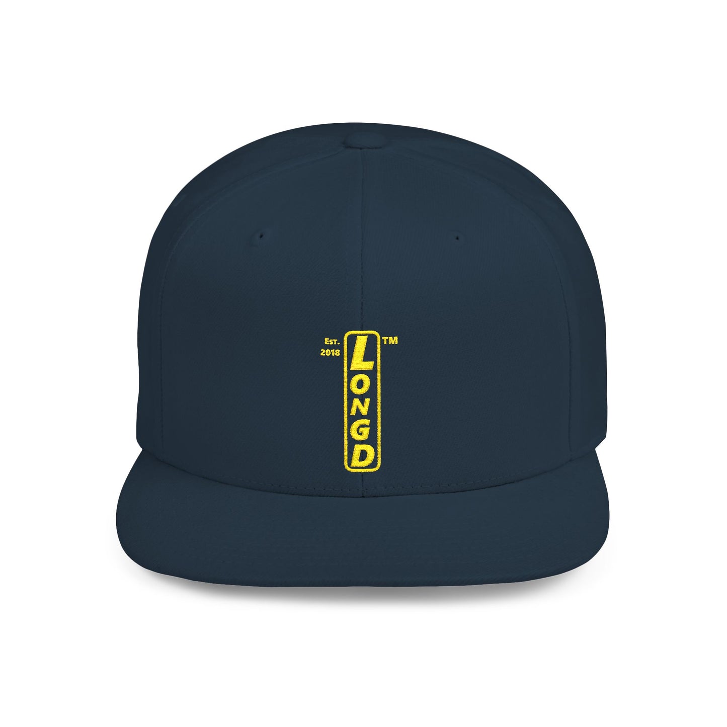 Embroidered Baseball Cap basic reverse logo upright