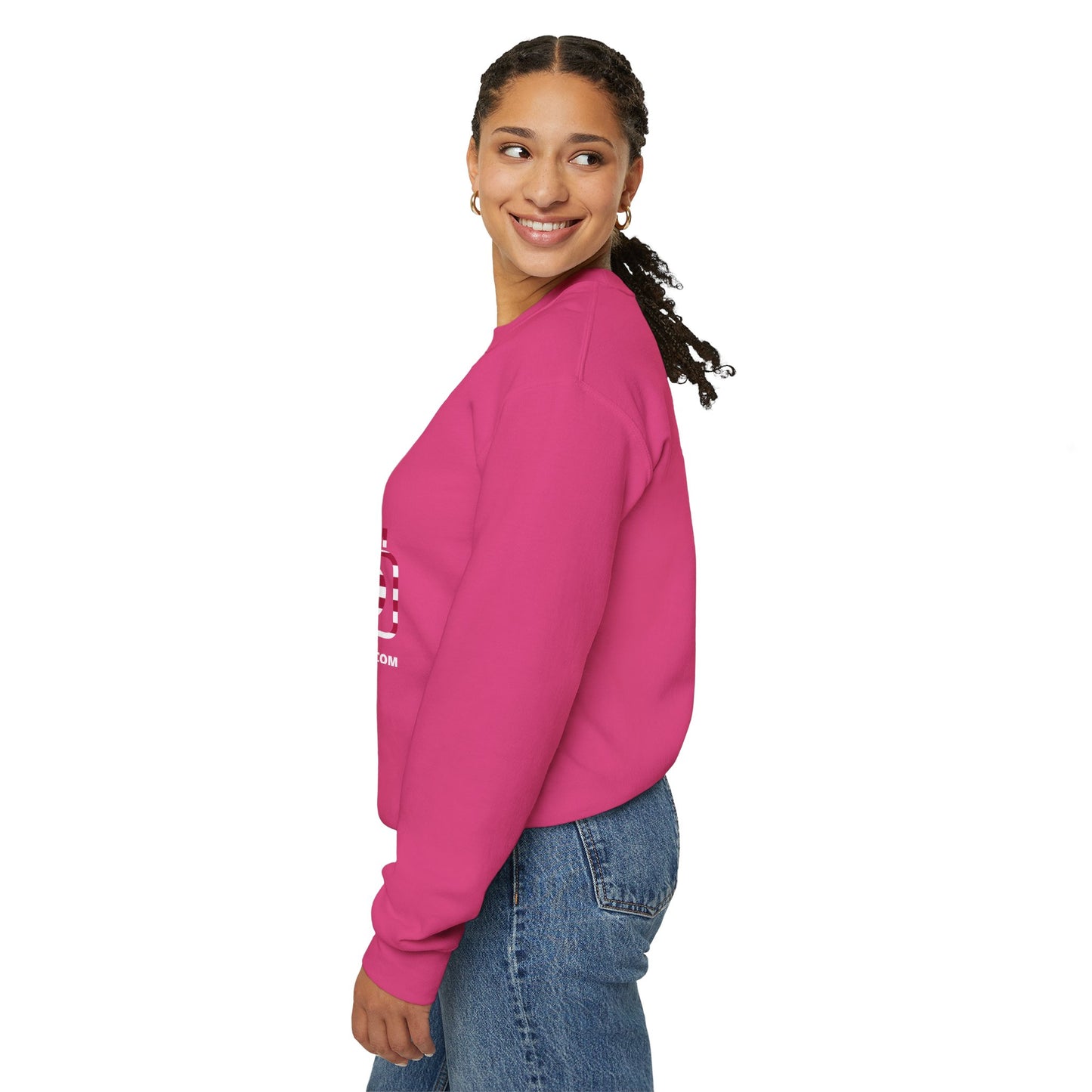 I firecracker LongD positive flag Chicago logo crewneck sweatshirt