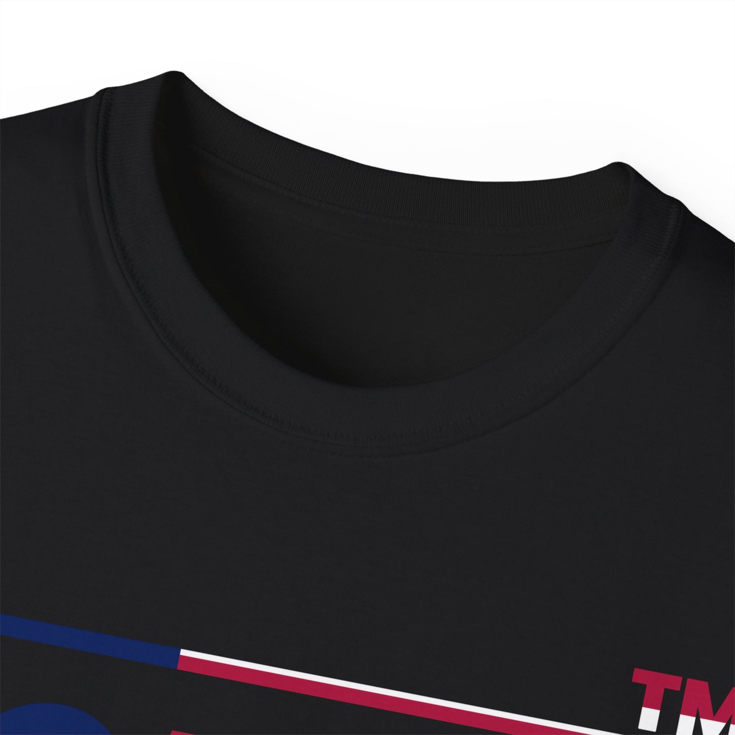 LongD positive flag Hyde Park logo cotton tee (patriotic colors)
