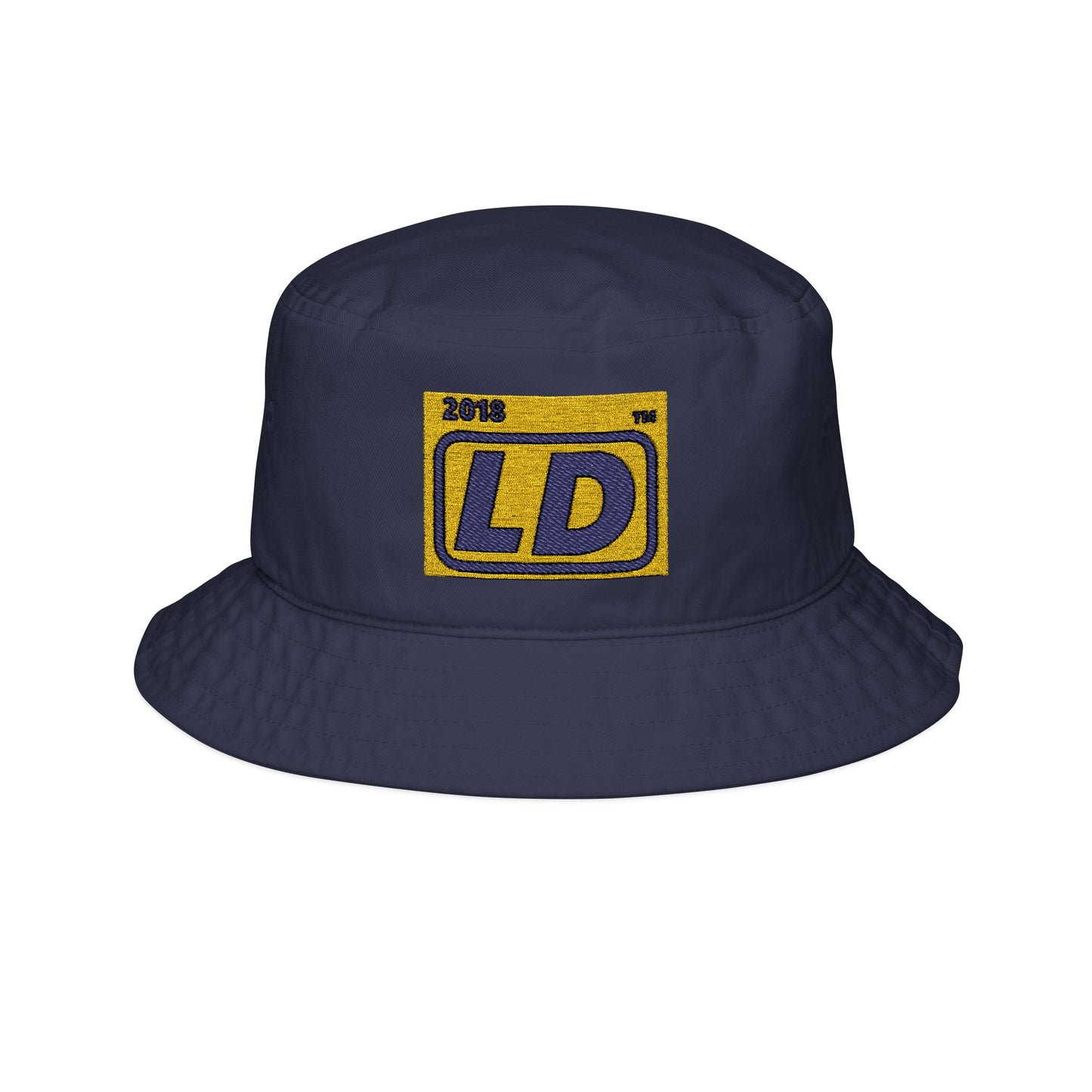 Embroidered official logo initials bucket hat