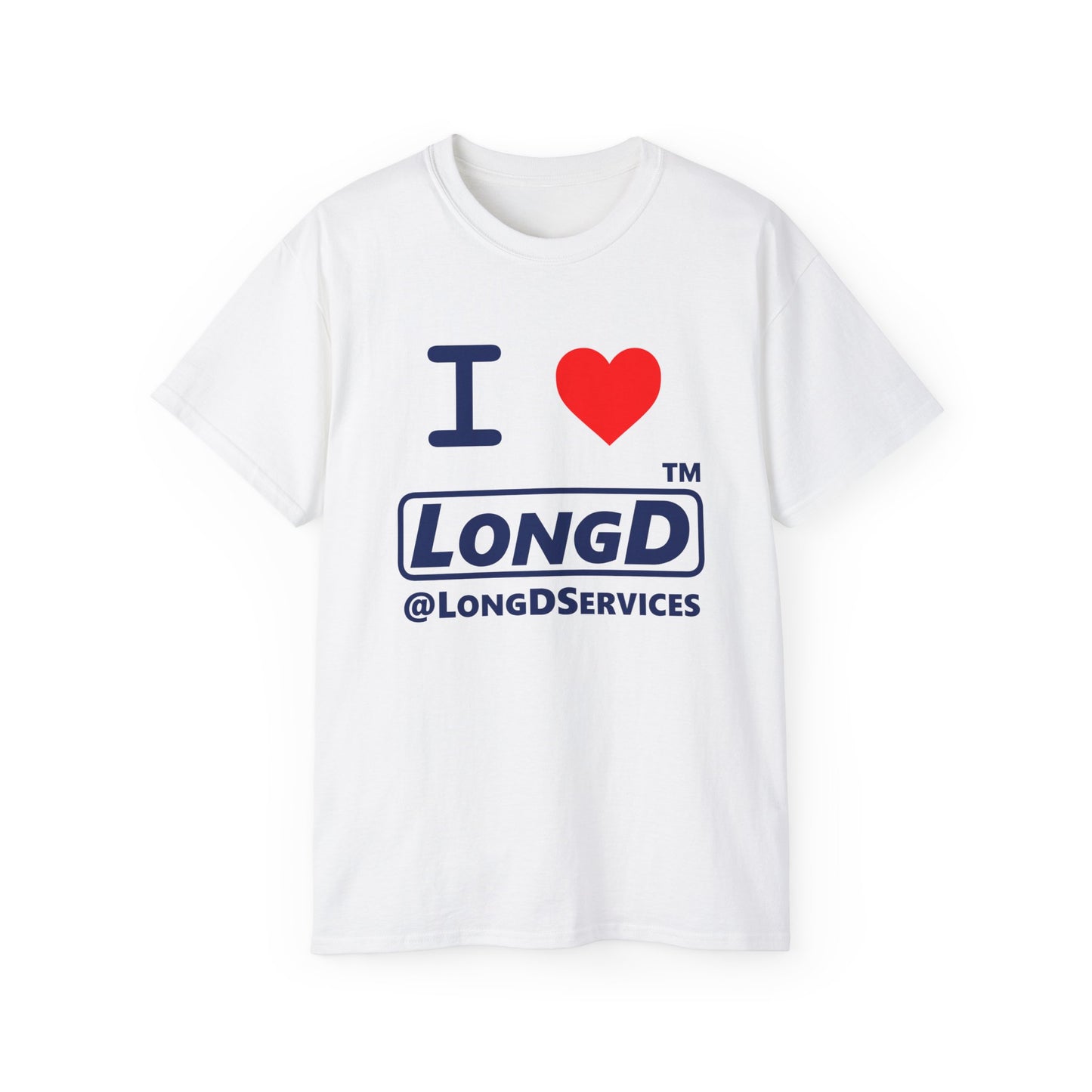 I Luv LongD® Logo Cotton Tee positive official basic logo
