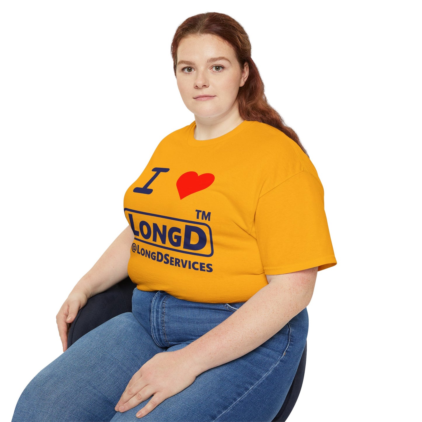 I Luv LongD® Logo Cotton Tee positive official basic logo