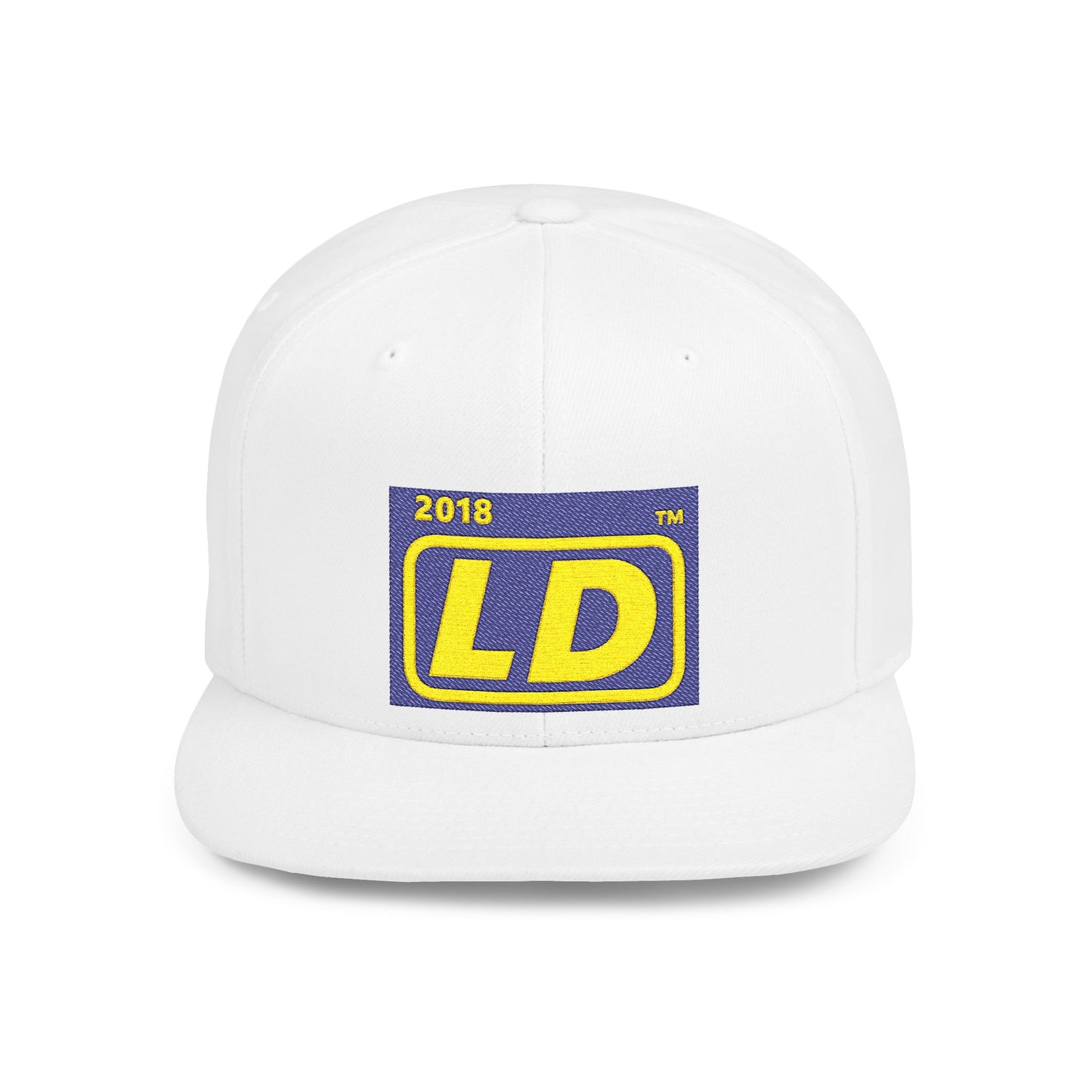 Embroidered Baseball Cap reverse official (gold on navy) logo initials