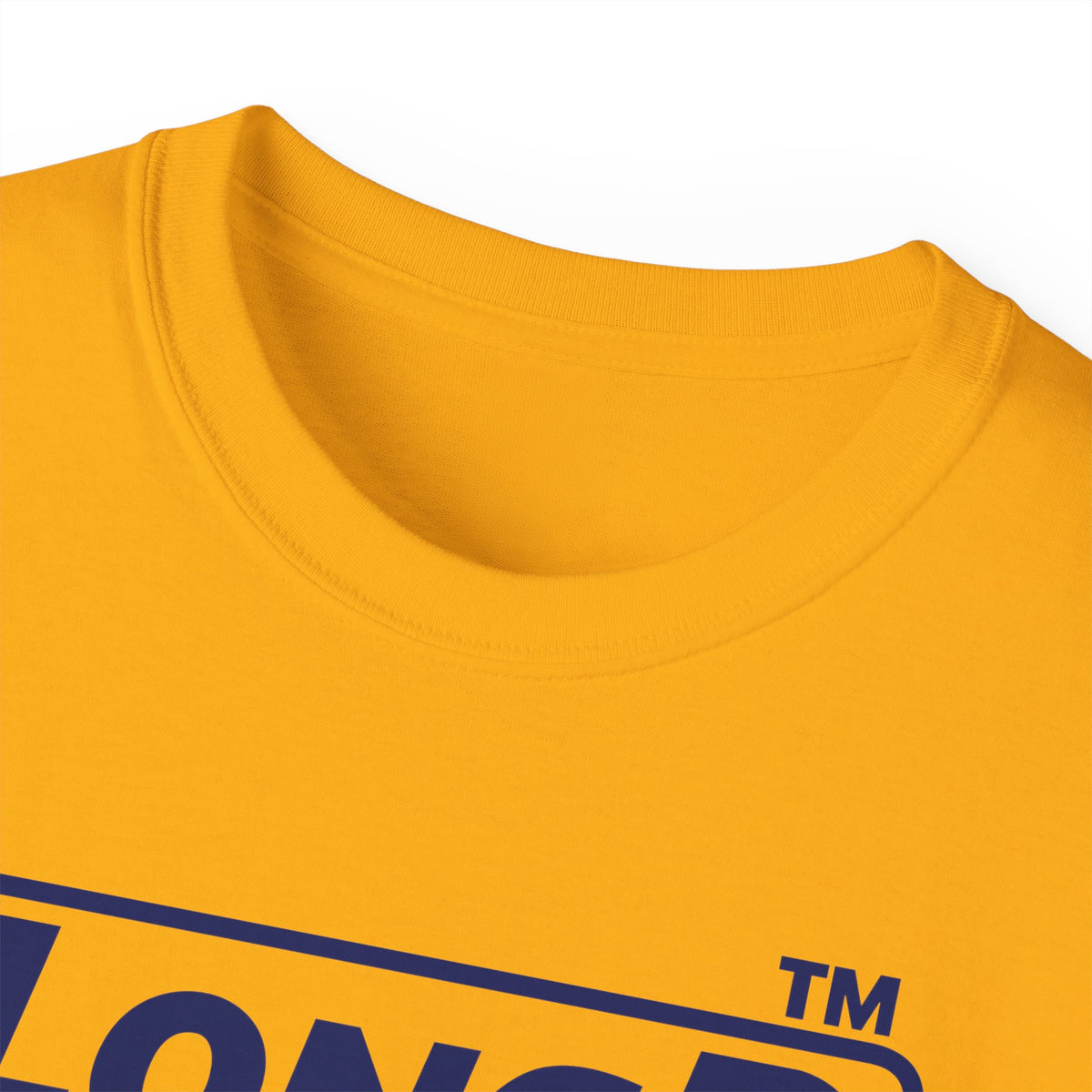 LongD Hyde Park positive basic Navy (002060) logo cotton tee