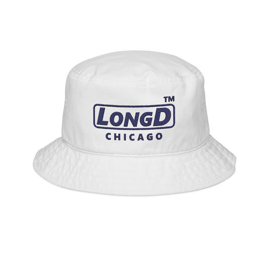 Embroidered official basic Chicago logo bucket hat