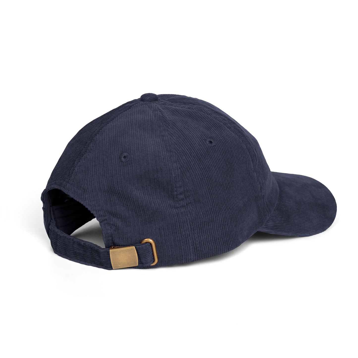 Embroidered Corduroy Cap reverse basic logo initials