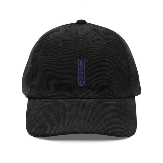 Embroidered Corduroy Cap basic official logo upright