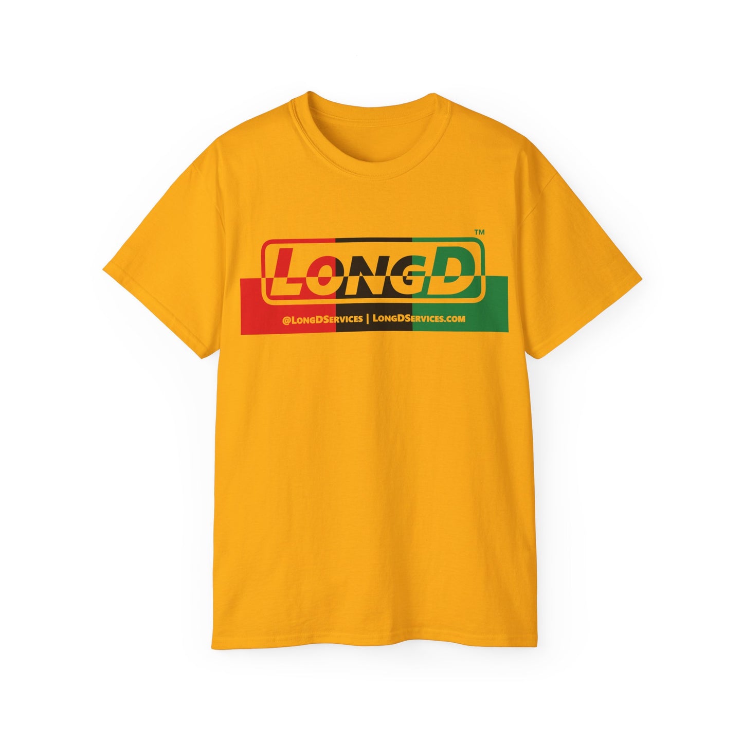 LongD® Logo Cotton Tee Juneteenth positive top negative bottom text