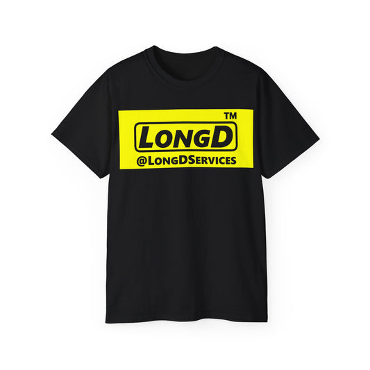LongD® Logo Cotton Tee negative reverse basic logo