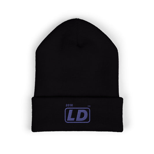 Embroidered Classic Cuffed Beanie basic official logo initials