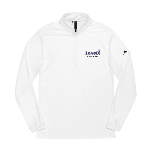 Embroidered adidas® Quarter-Zip Pullover official basic Chicago logo
