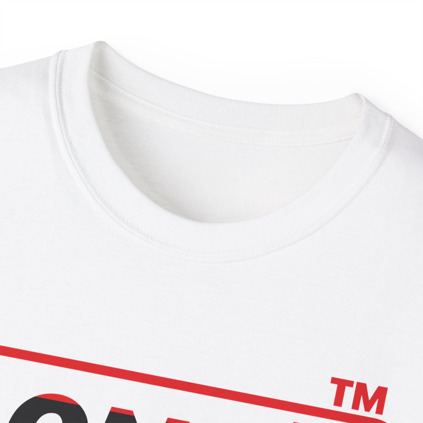 LongD positive horizontal 3-striped Hyde Park logo cotton tee (Juneteenth colors)