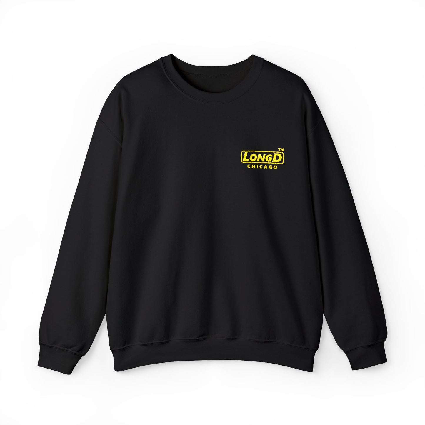 Embroidered Unisex Heavy Blend™ Crewneck Sweatshirt alternate (reverse) basic Chicago logo