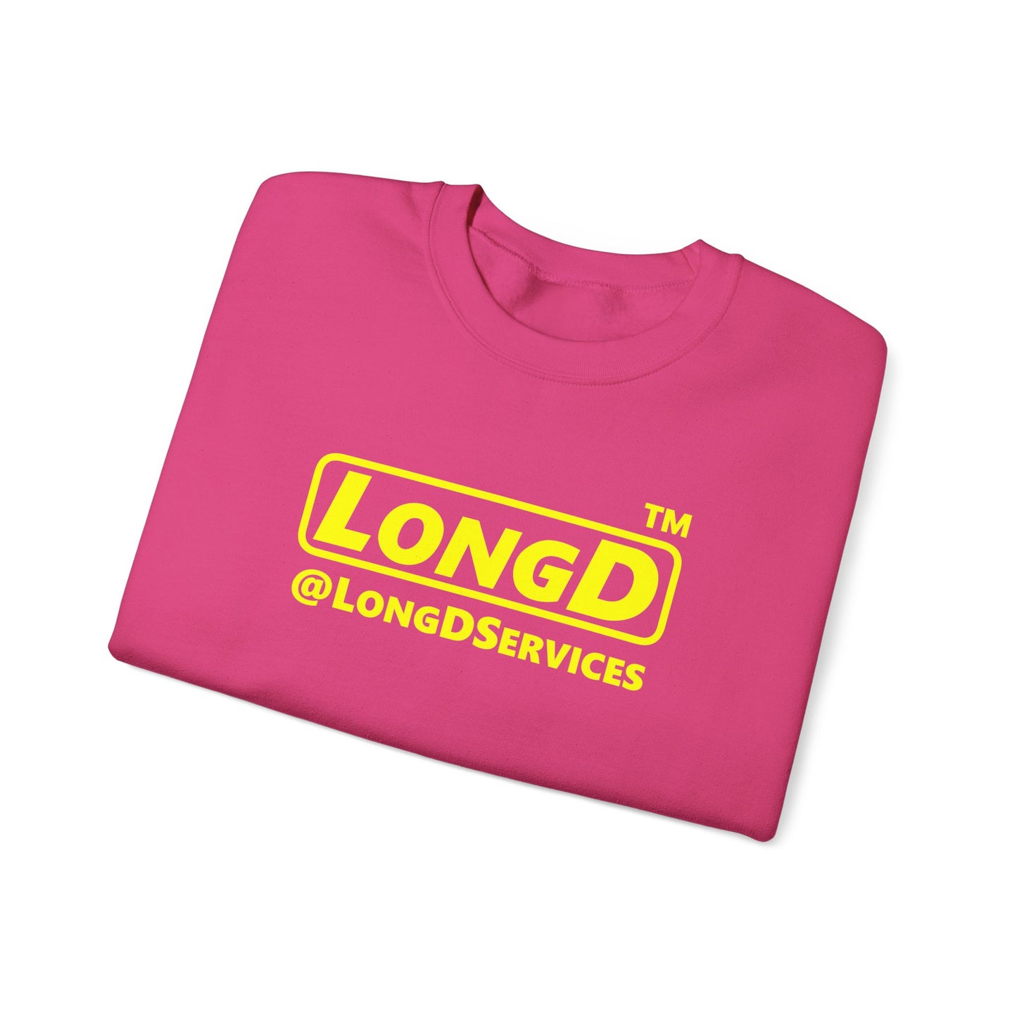 LongD reverse Tag logo crewneck sweatshirt