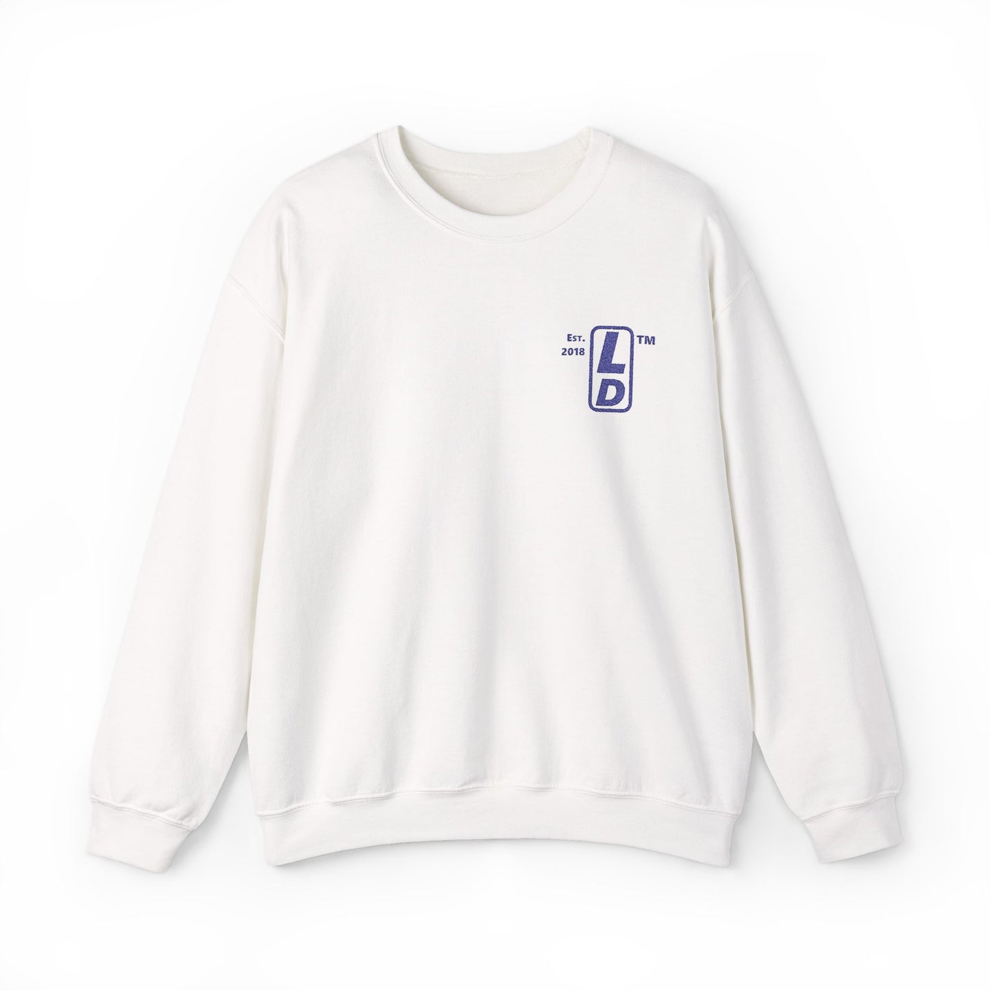 Embroidered Unisex Heavy Blend™ Crewneck Sweatshirt official basic logo upright initials