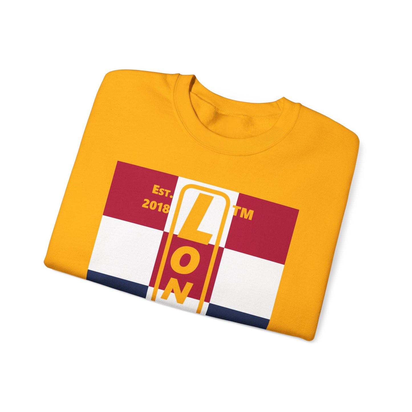 LongD negative 4x3 Chicago logo crewneck sweatshirt (patriotic colors)