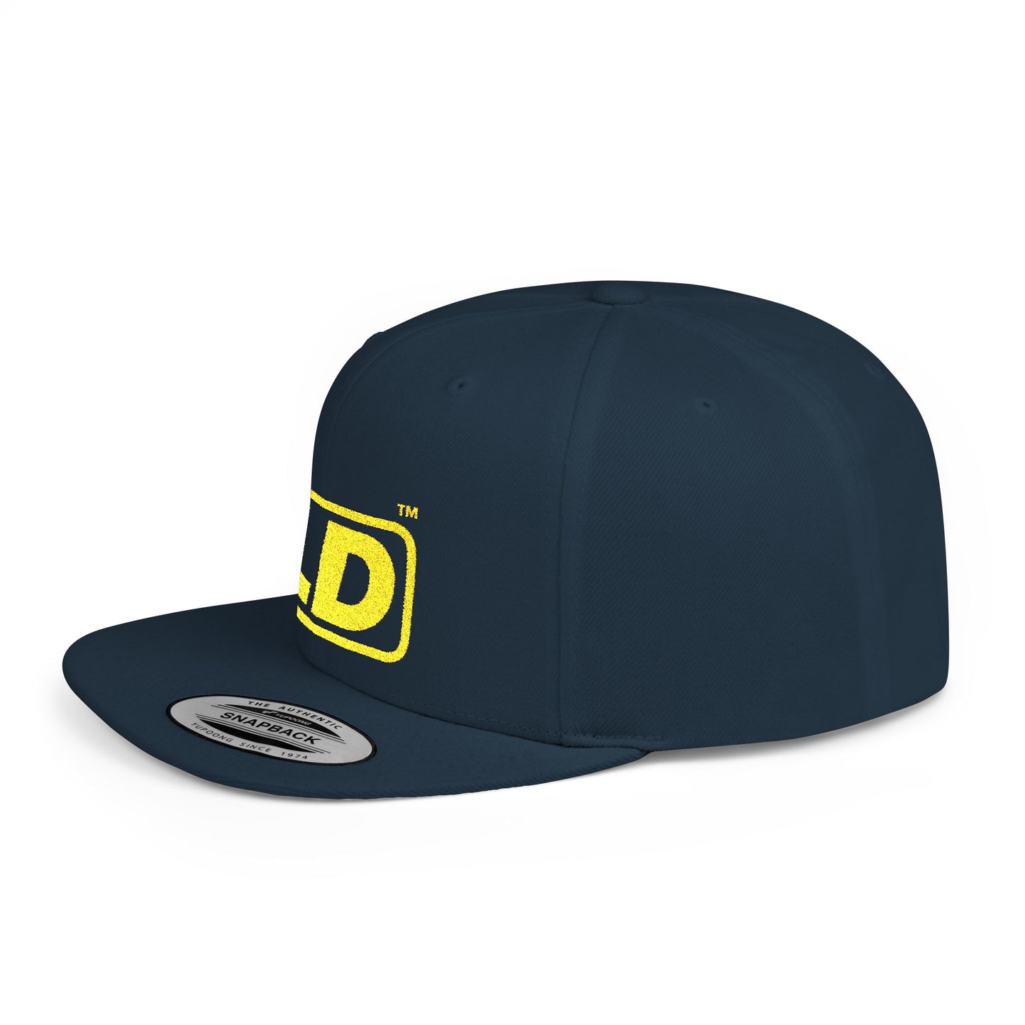 Embroidered Baseball Cap basic gold logo initials
