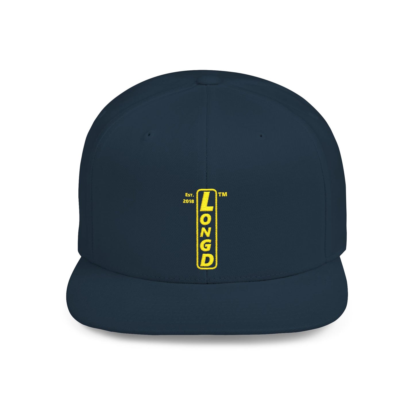 Embroidered Baseball Cap basic reverse logo upright