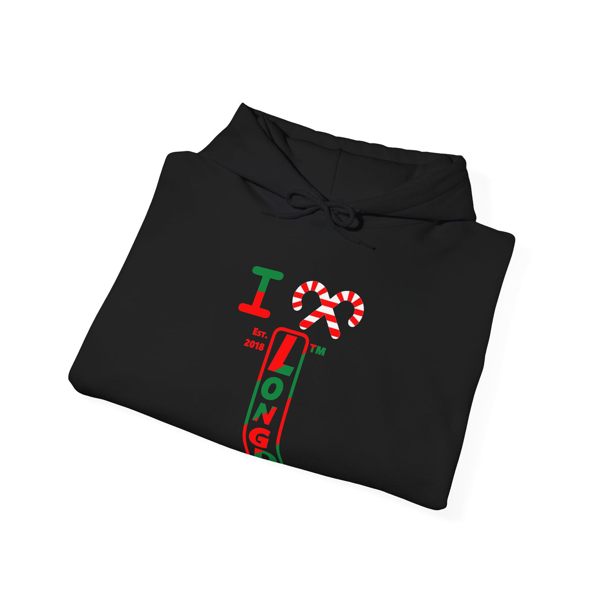 I candy cane LongD Tag-domain positive upright pixel-weighted 4-striped 4-print logo hoodie