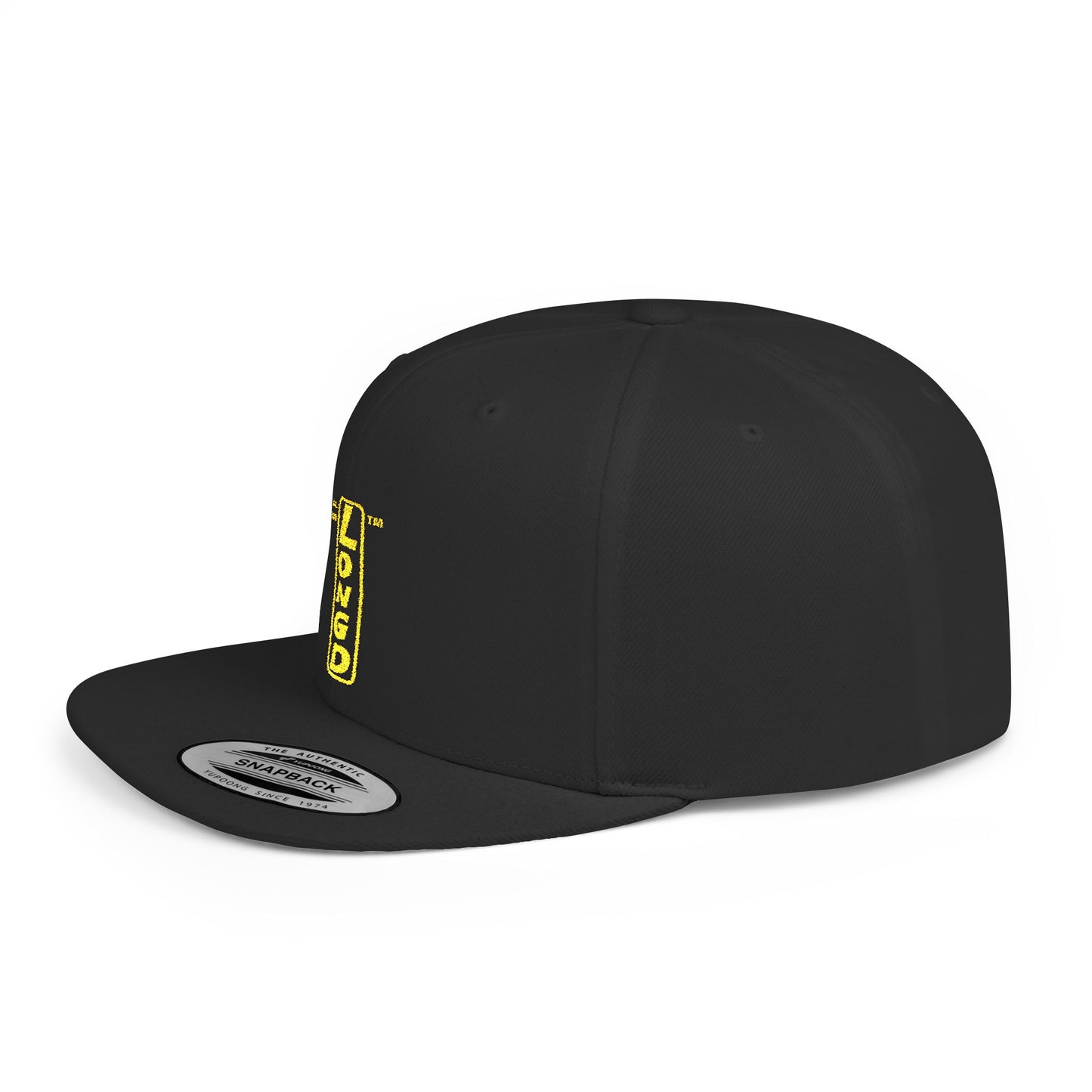Embroidered Baseball Cap basic reverse logo upright