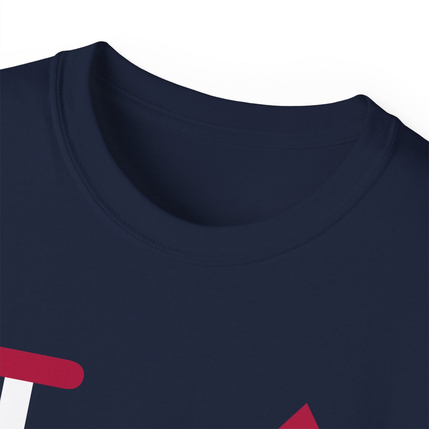 I firecracker LongD positive flag Chicago logo cotton tee