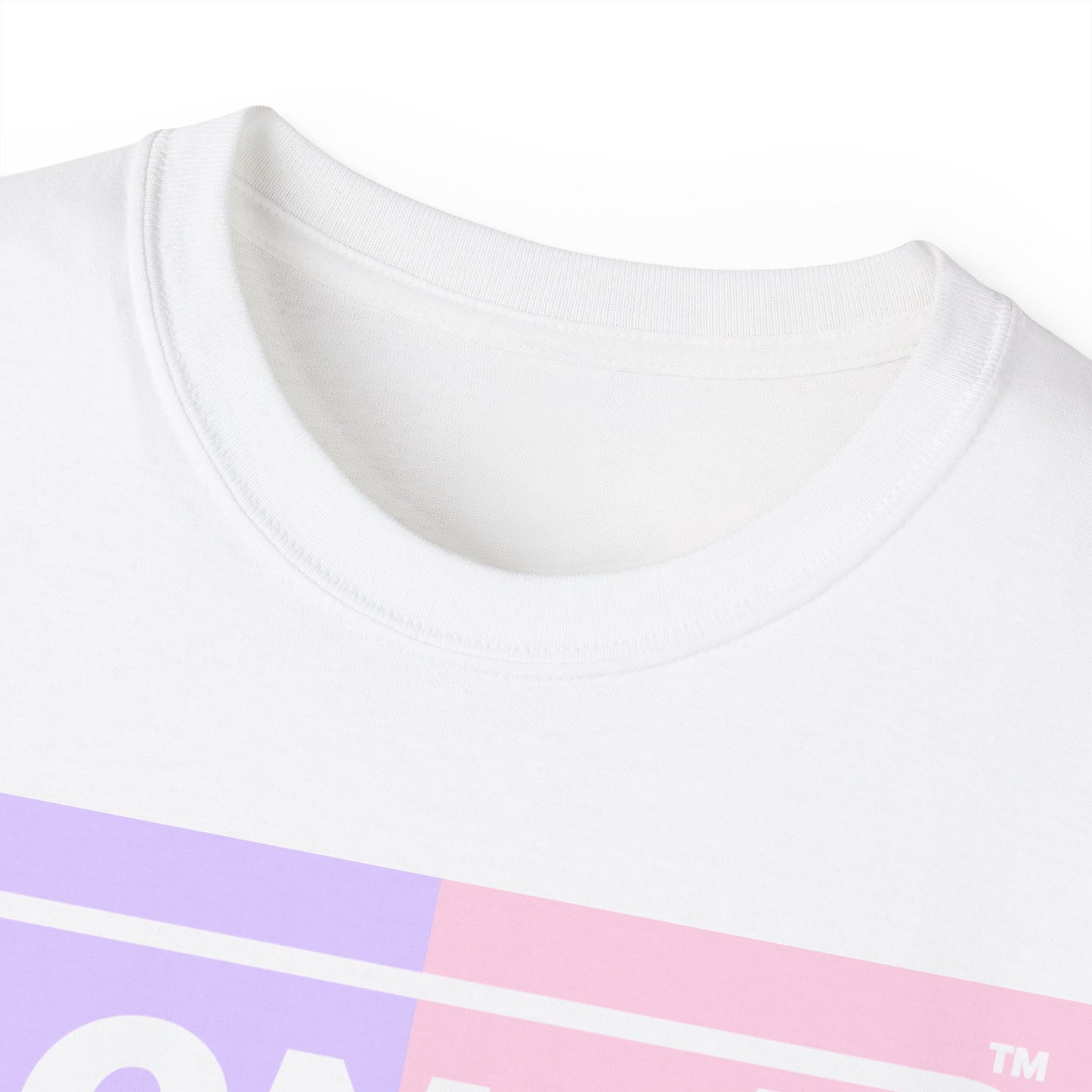 LongD® Logo Cotton Tee (Easter pastel variety in negative text)