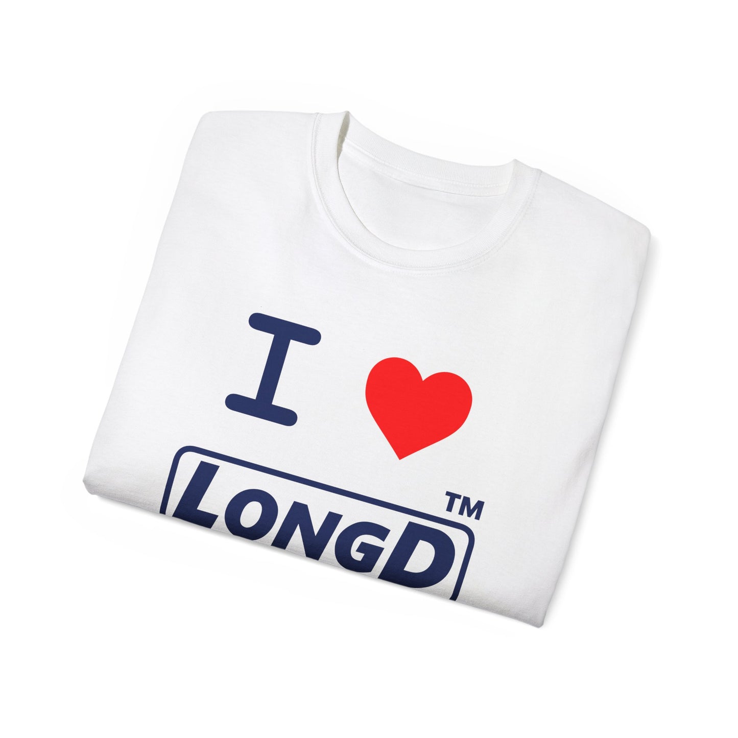 I Luv LongD® Logo Cotton Tee positive official basic Chicago logo