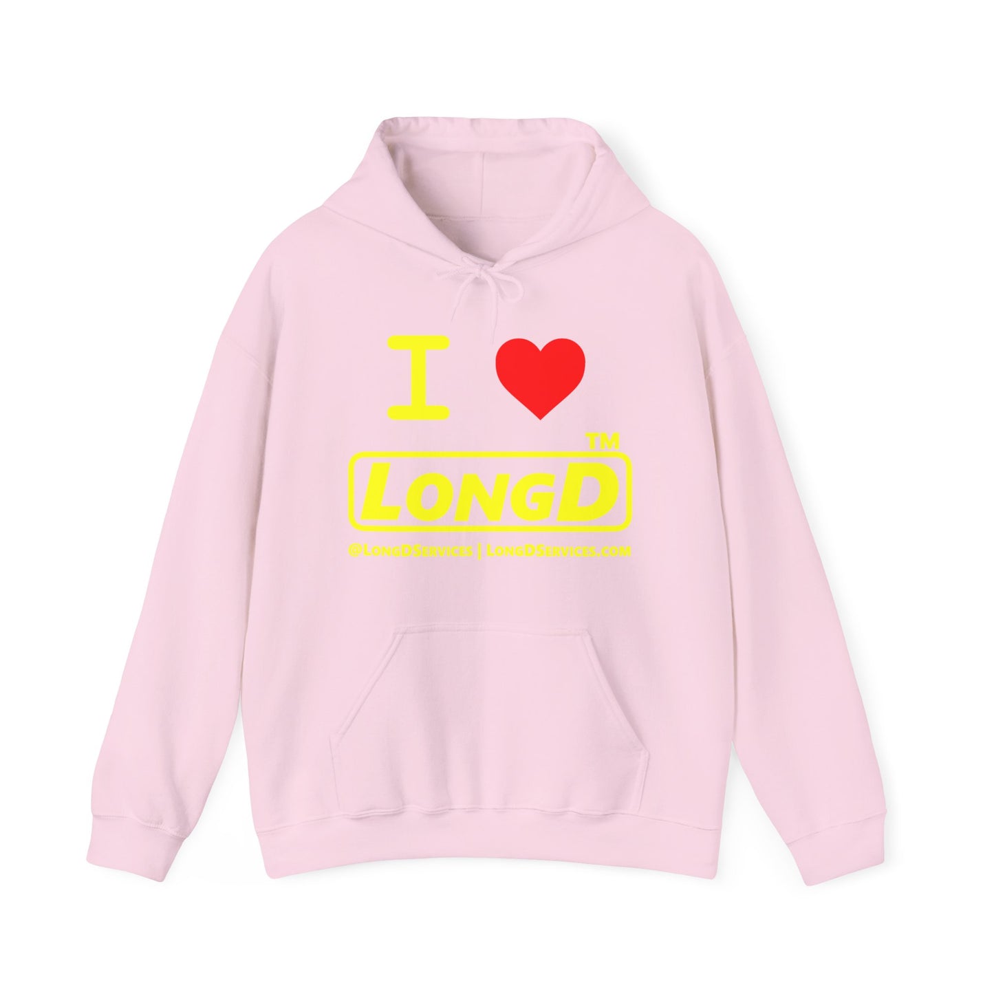I Luv LongD Tag-domain positive alternate basic logo hoodie
