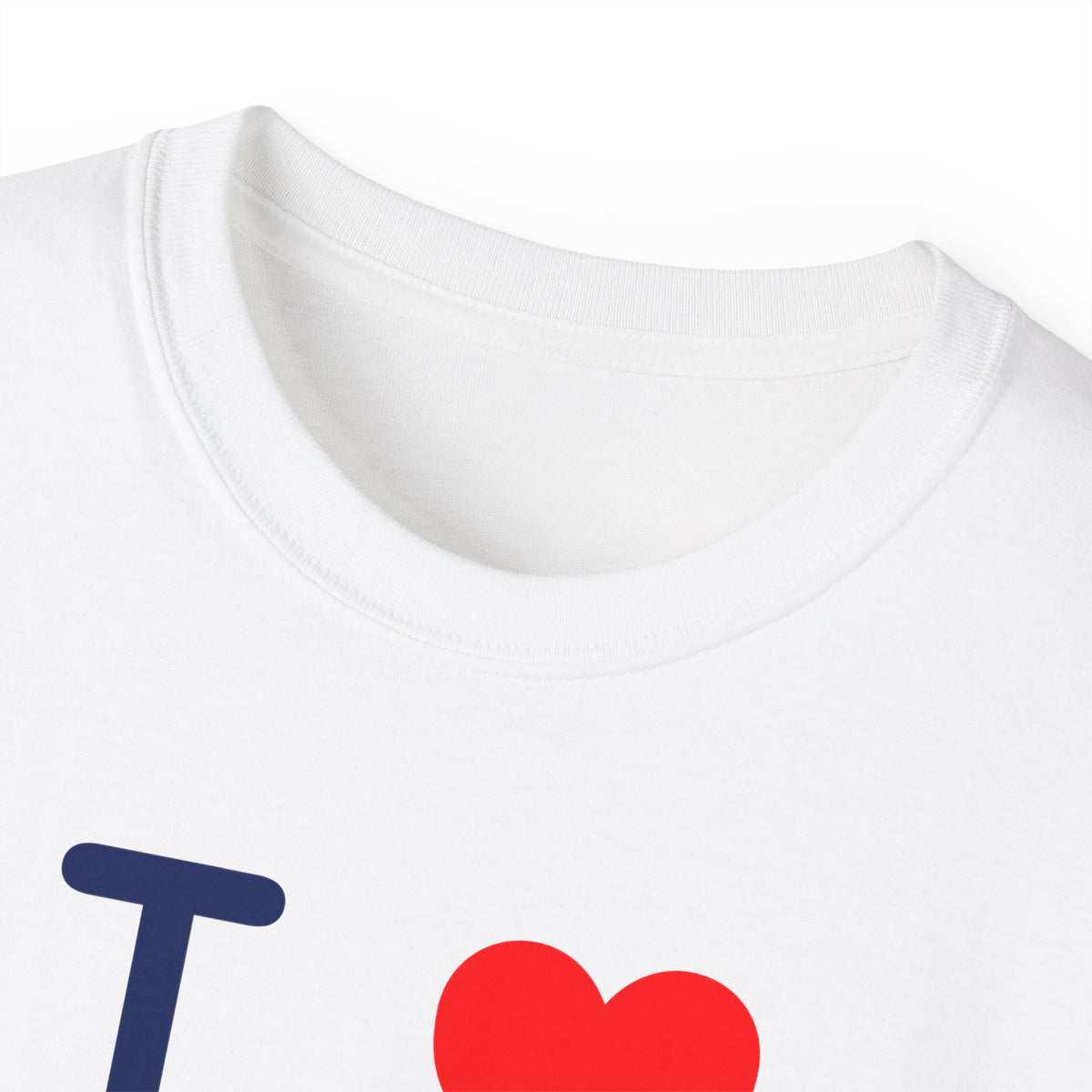I Luv LongD Tag-domain positive official basic logo cotton tee