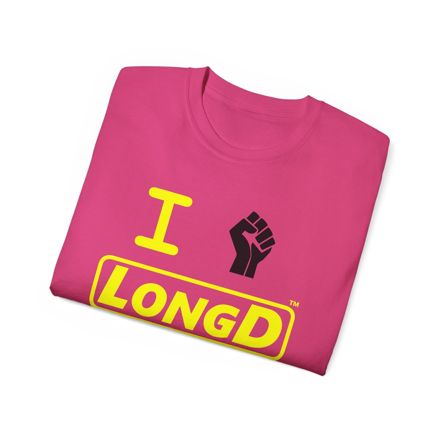 I Fist LongD® Alternate Logo Cotton Tee Juneteenth black fist