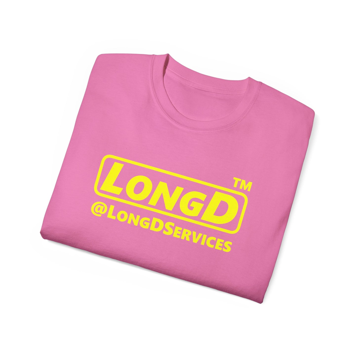 LongD® Logo Cotton Tee positive reverse basic logo