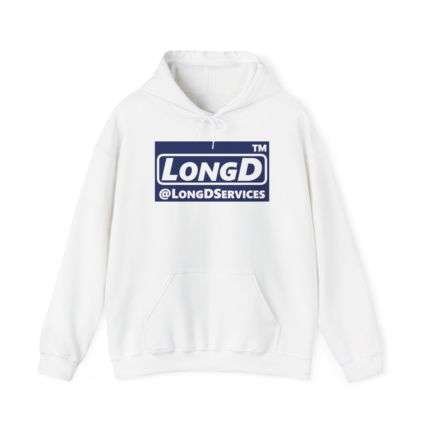 LongD® Logo (negative Tag only version) Hoodie