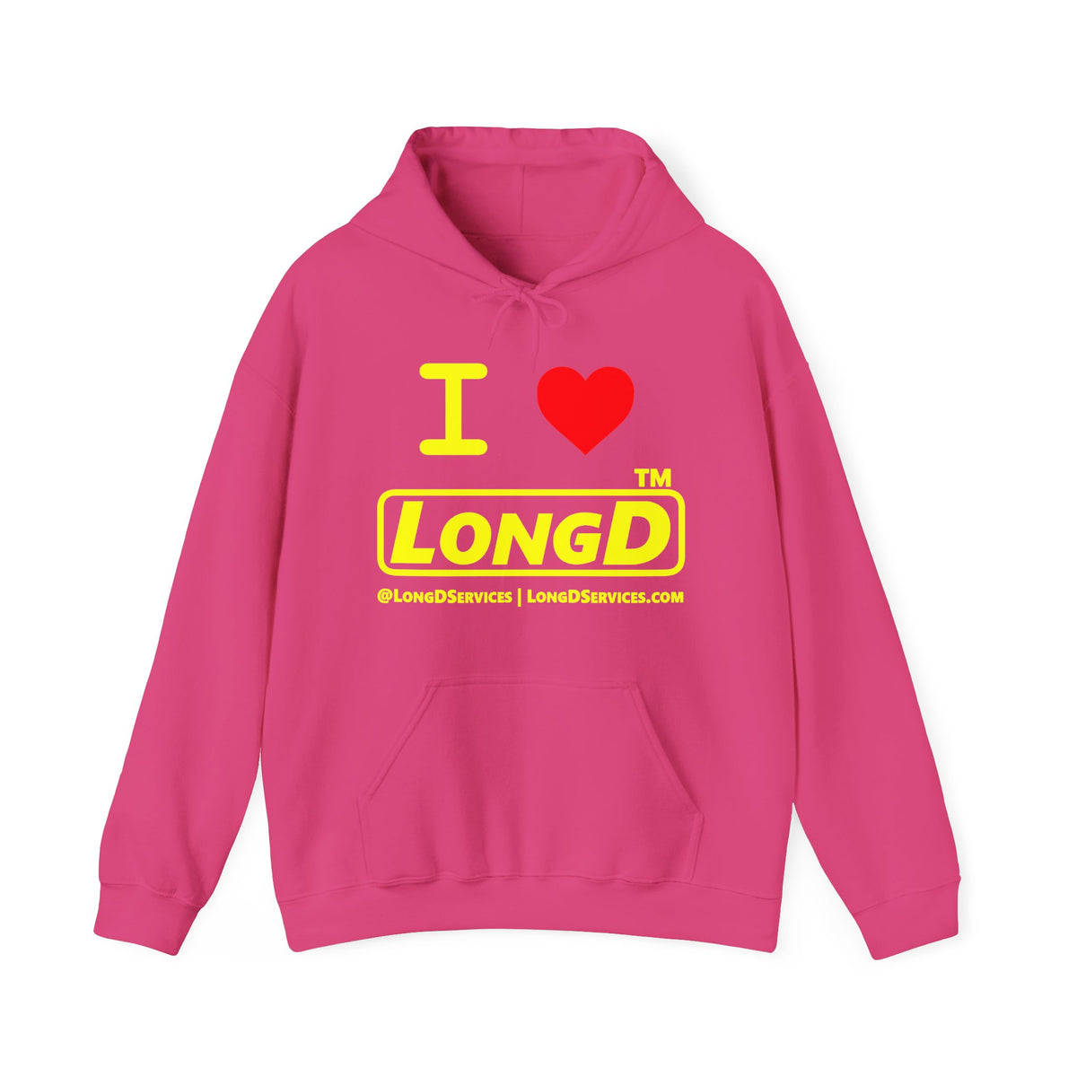 I Luv LongD Tag-domain positive alternate basic logo hoodie