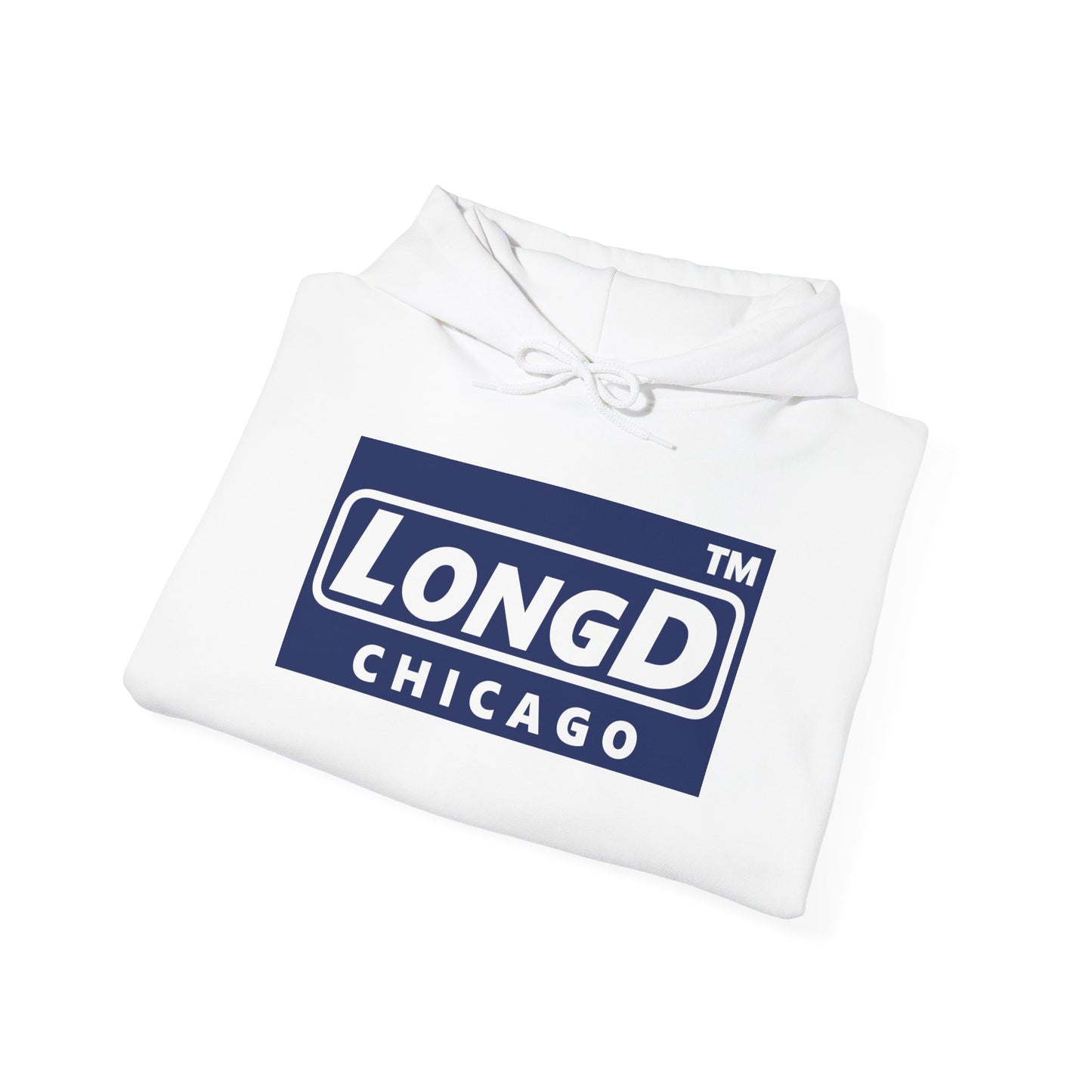 LongD® Logo (negative Chicago version) Hoodie