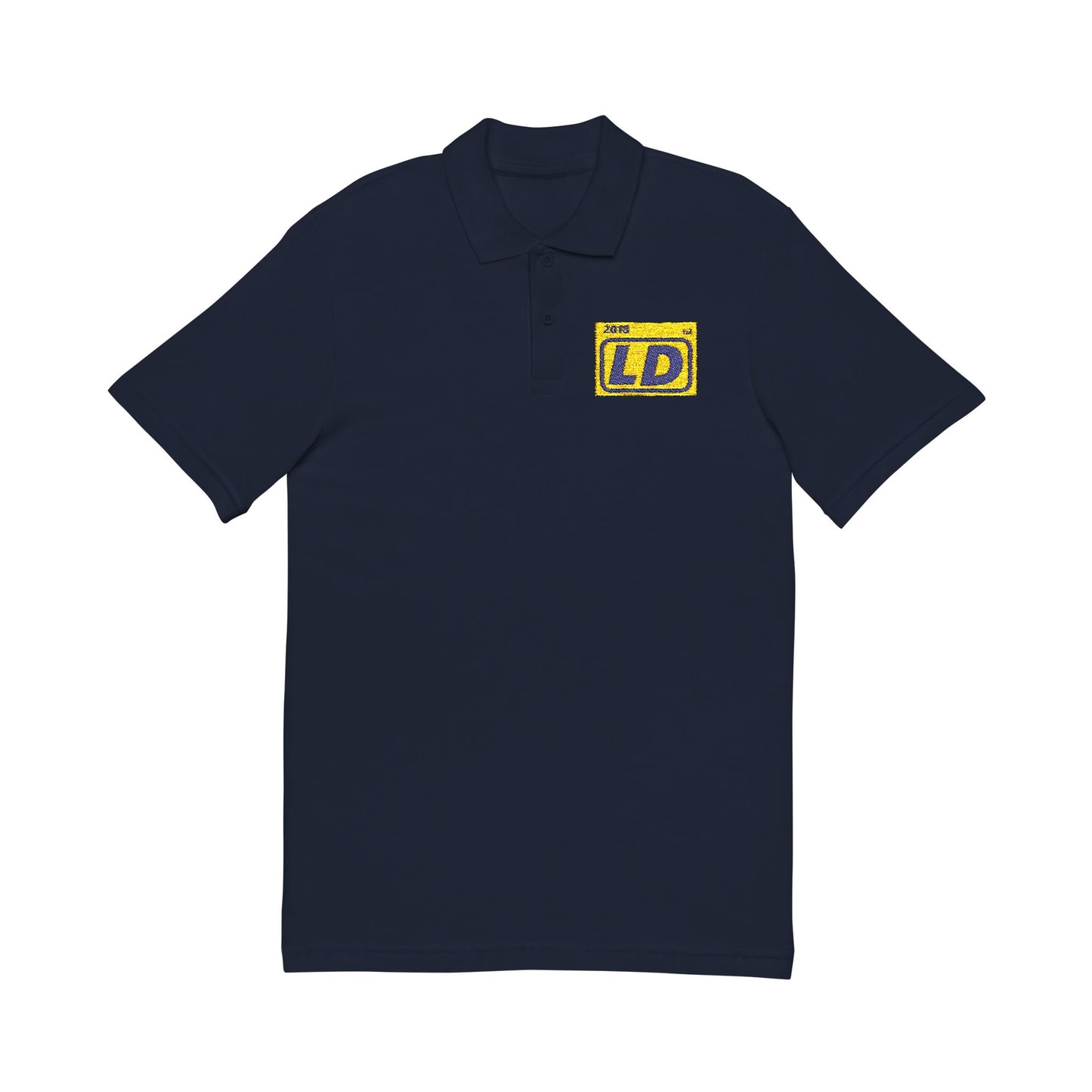 Embroidered LongD official logo initials polo shirt