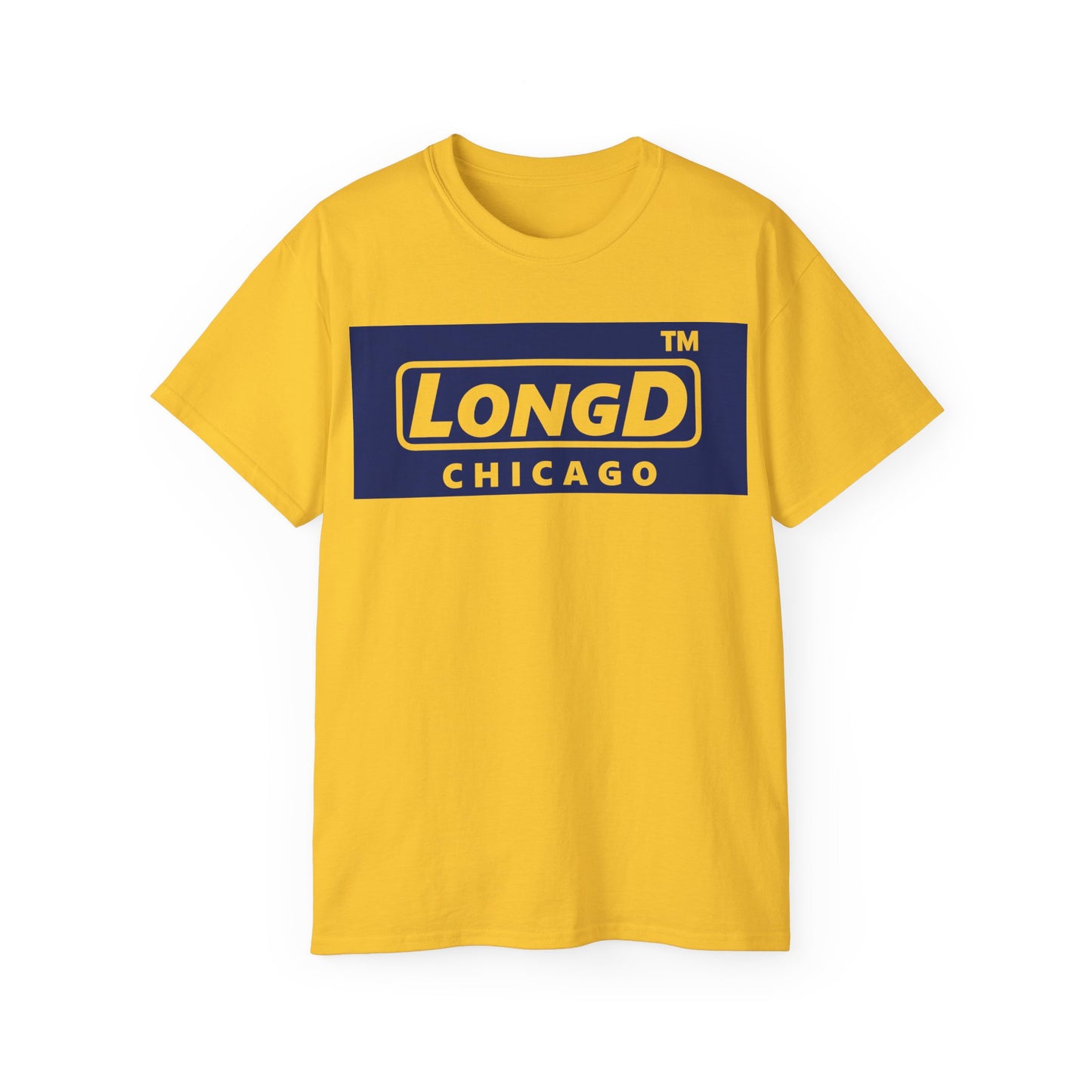 LongD® Logo Cotton Tee negative official basic Chicago logo