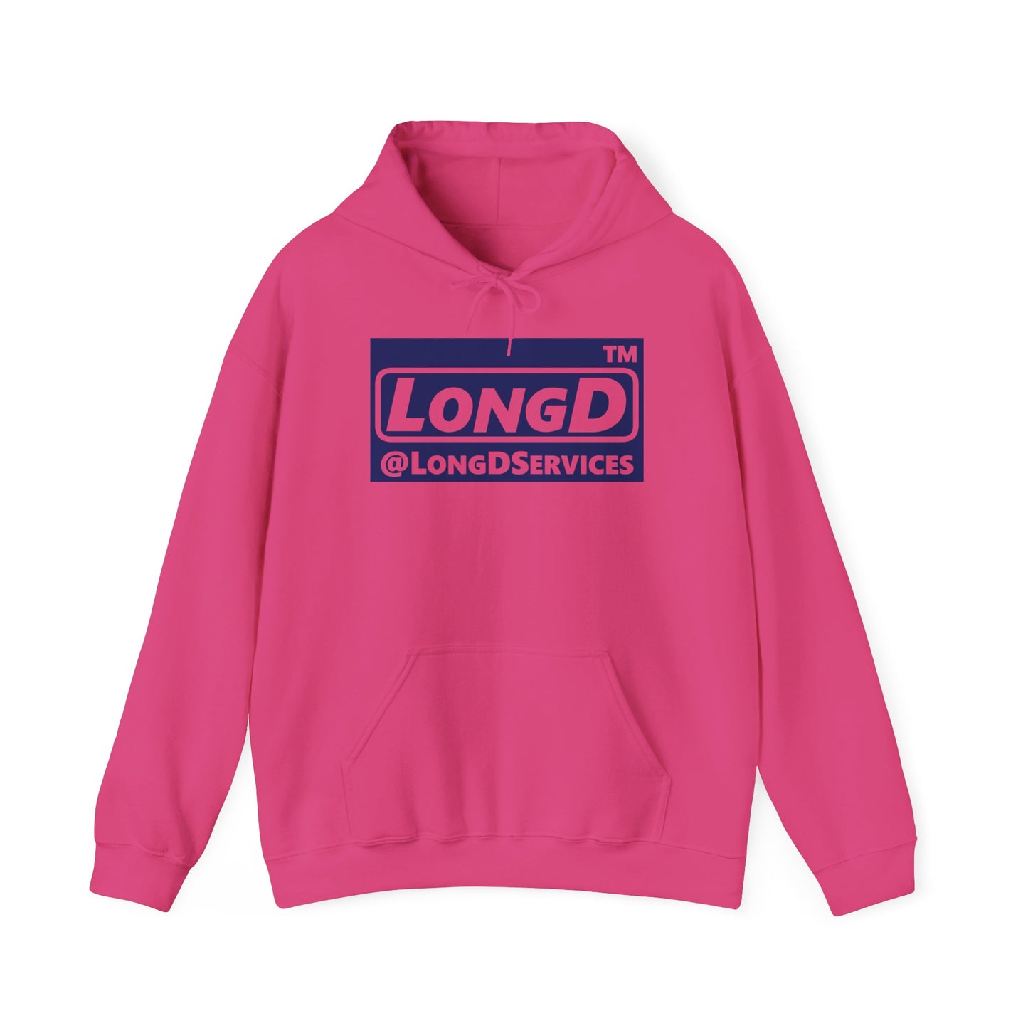 LongD® Logo (negative Tag only version) Hoodie