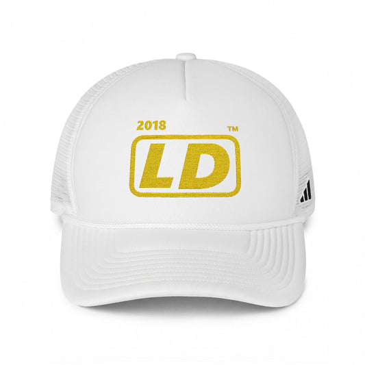 adidas reverse official basic initials logo trucker cap