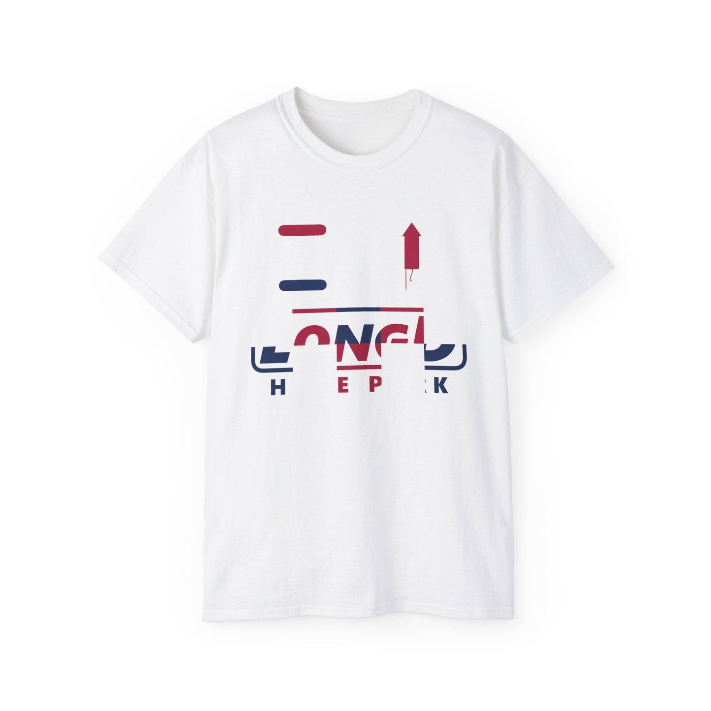 I firecracker LongD positive 2x5 Hyde Park logo cotton tee
