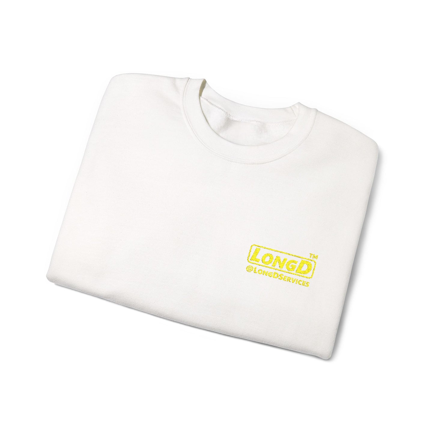 Embroidered Unisex Heavy Blend™ Crewneck Sweatshirt alternate (reverse) basic logo