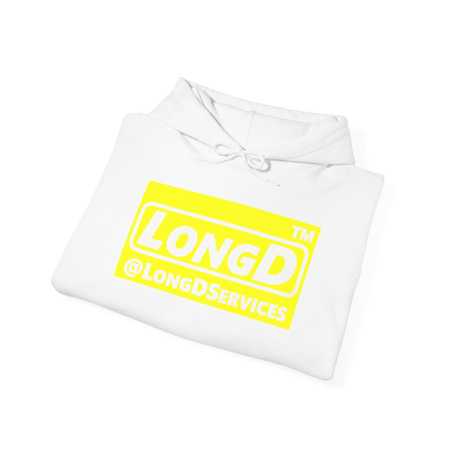 LongD® Logo (negative alternate Tag only version) Hoodie