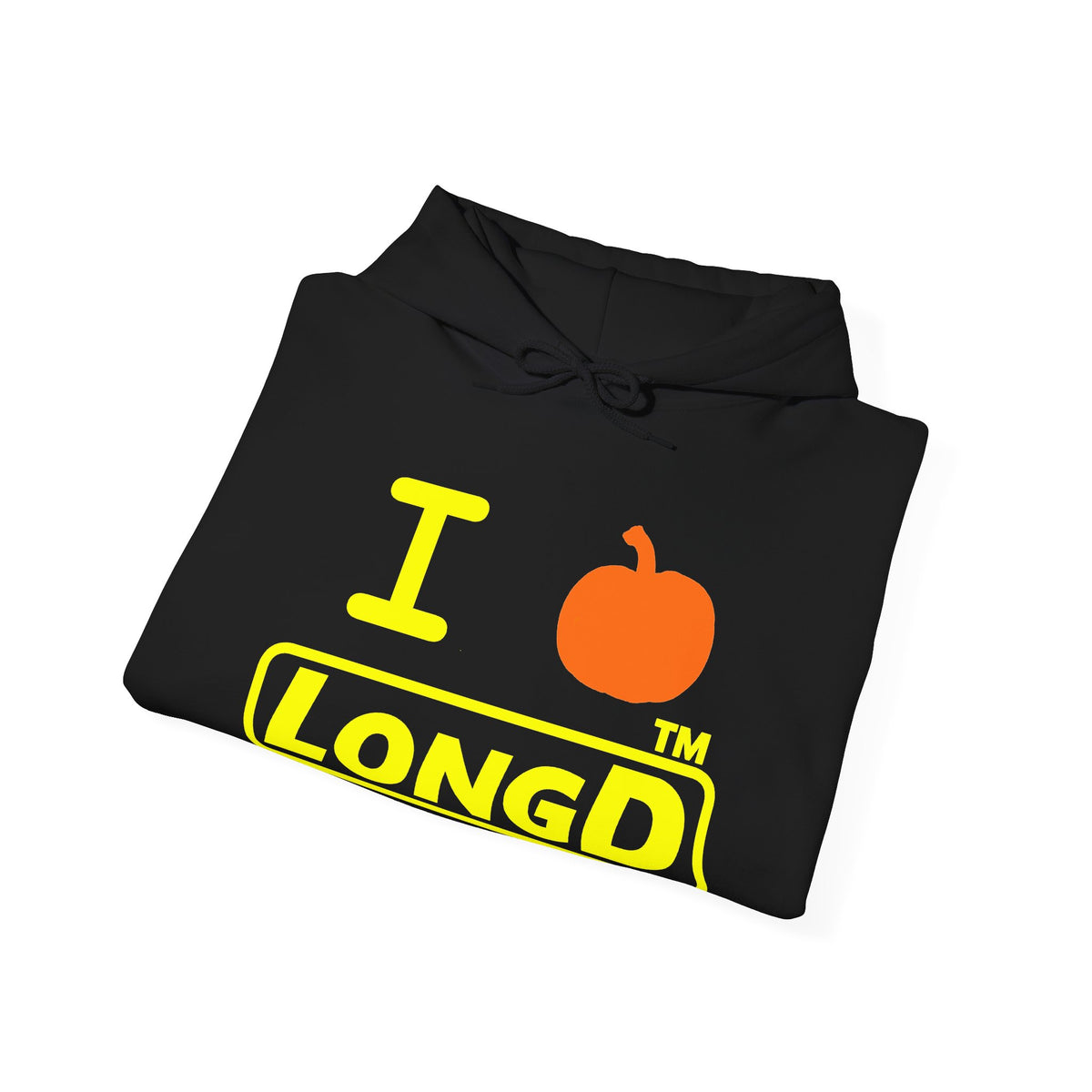 I pumpkin LongD Hyde Park positive alternate basic Yellow (FFFF00) logo hoodie